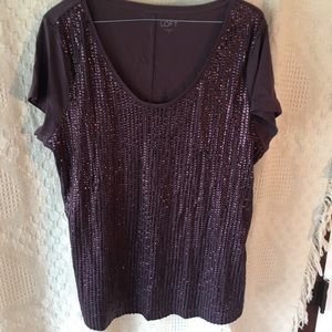 Nice Women’s LOFT Shirt Size XL - Purple Color